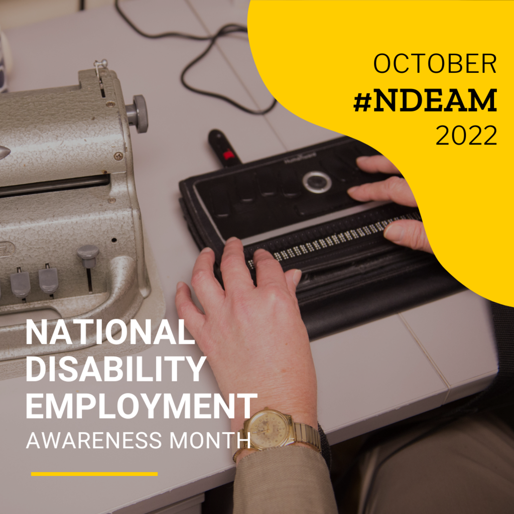 National Disability Employment Awareness Month Social Media Graphic